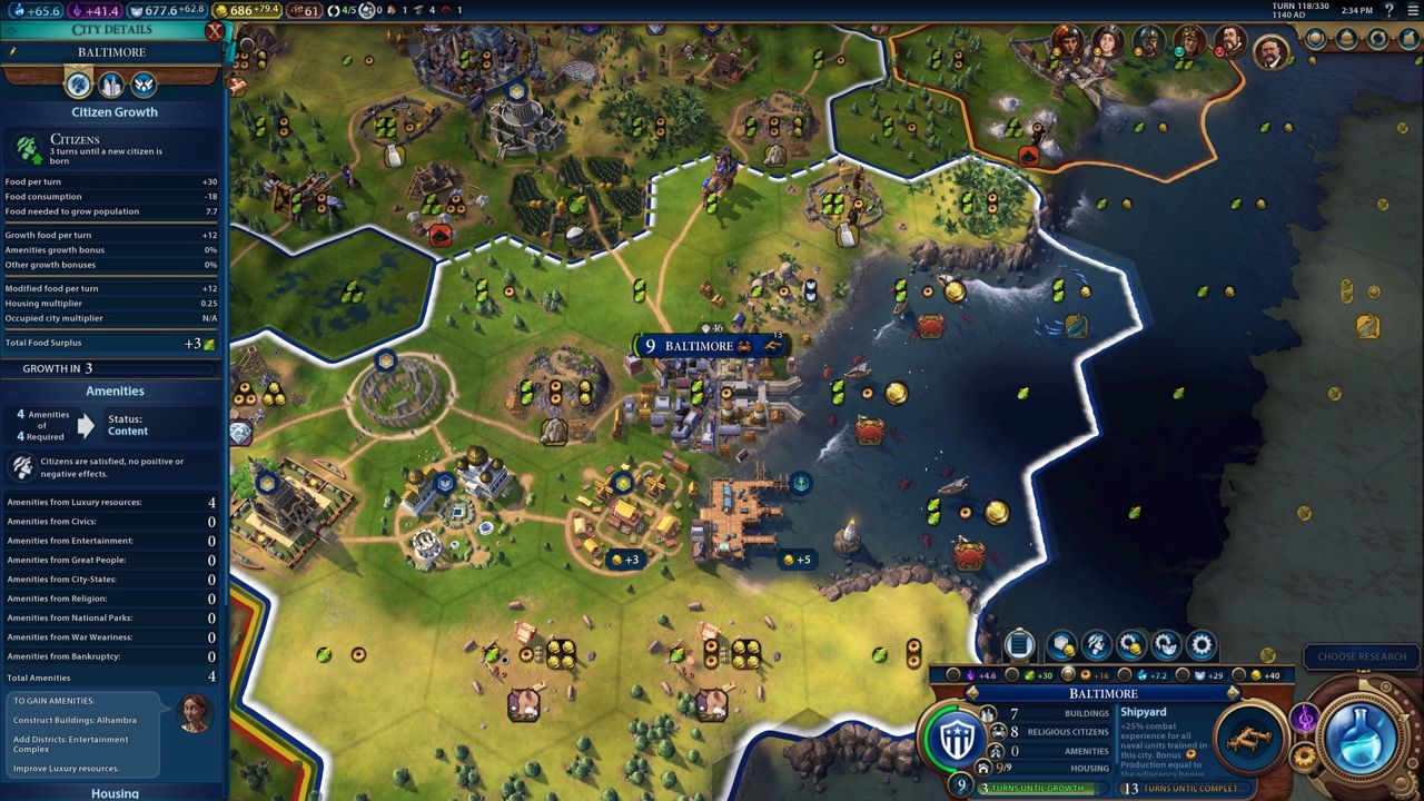 Sid Meier’s Civilization® VI ekran görüntüsü 2