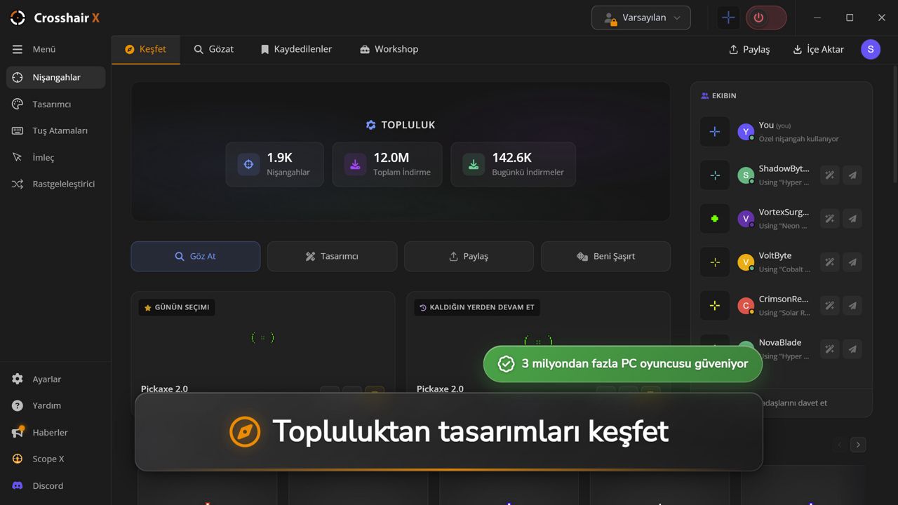 Crosshair X ekran görüntüsü 0