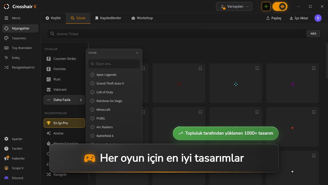 Crosshair X ekran görüntüsü 1