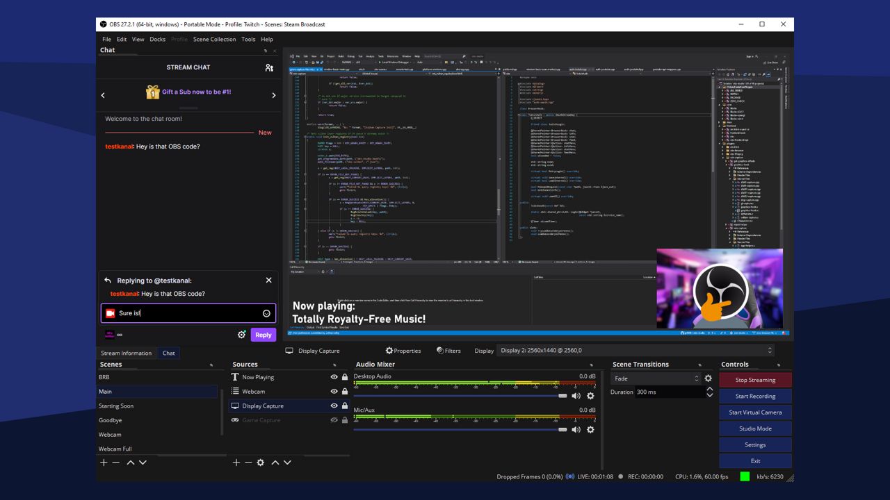 OBS Studio ekran görüntüsü 3