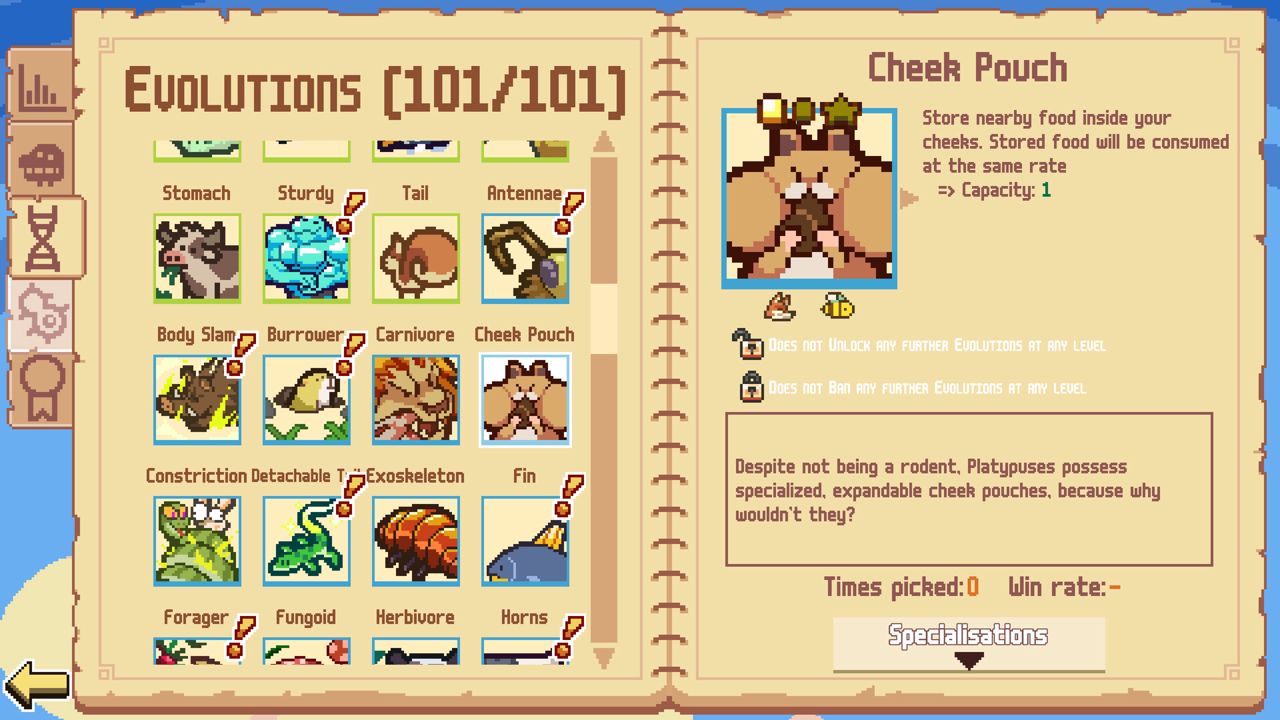 Everything is Crab: The Animal Evolution Roguelite ekran görüntüsü 4
