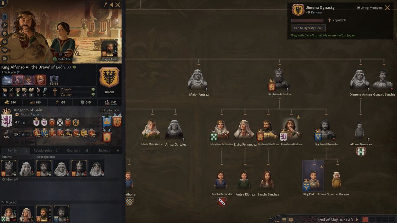 Crusader Kings III ekran görüntüsü 7