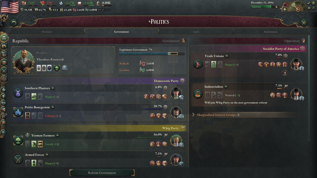 Victoria 3 ekran görüntüsü 3