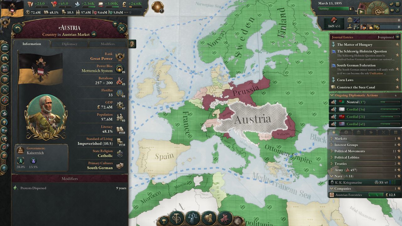 Victoria 3 ekran görüntüsü 4