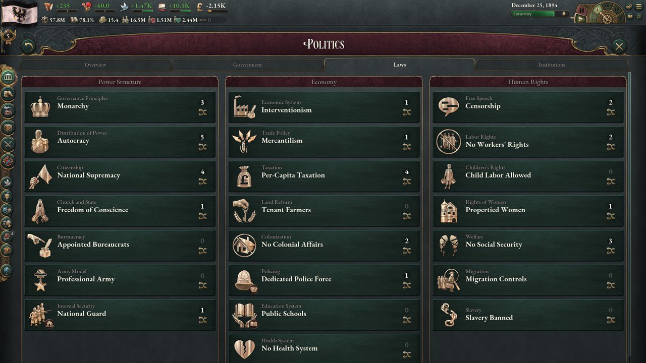 Victoria 3 ekran görüntüsü 5