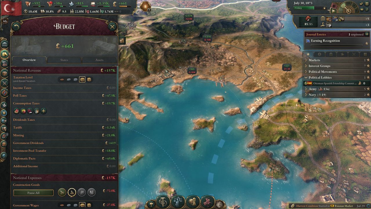 Victoria 3 ekran görüntüsü 6