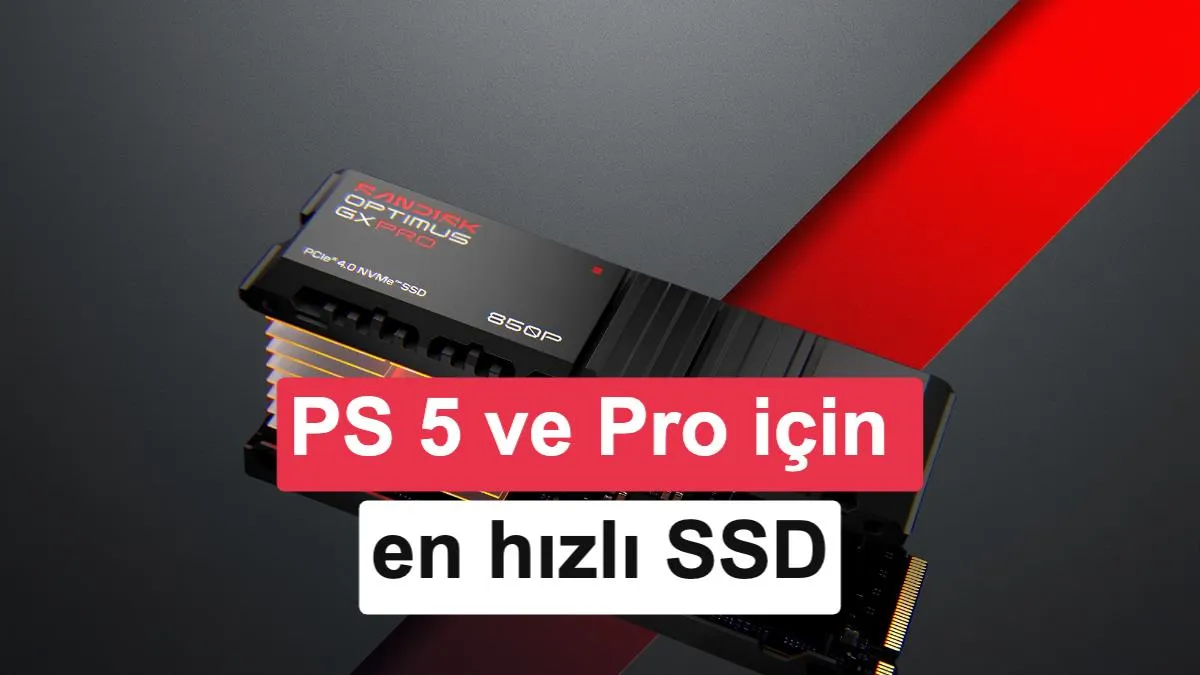Sandisk, PlayStation 5 İçin Yeni SSD ile Oyunculara Hızlı Bir Adım Atma Fırsatı Sunuyor